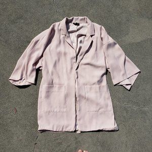 TOPSHOP Blush Kimono Blazer with Belt Wrap 6